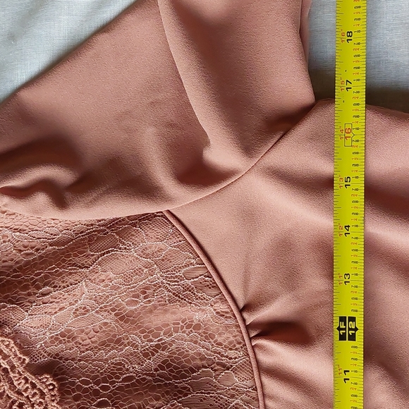 Western like-wear, lace collar, button front, S - Picture 4 of 9